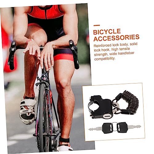Candado para casco de motocicleta IMIKEYA con cable extensible para manillares 6