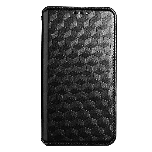 Unichthy Phone Case for Honor X8a Cover Flip Shockproof 3D Fashion Wallet Case Anti-slip PU Leather Stand Magnetic Closure Folio Bumper Protective Phone Skin for Honor X8a Black - Image 2