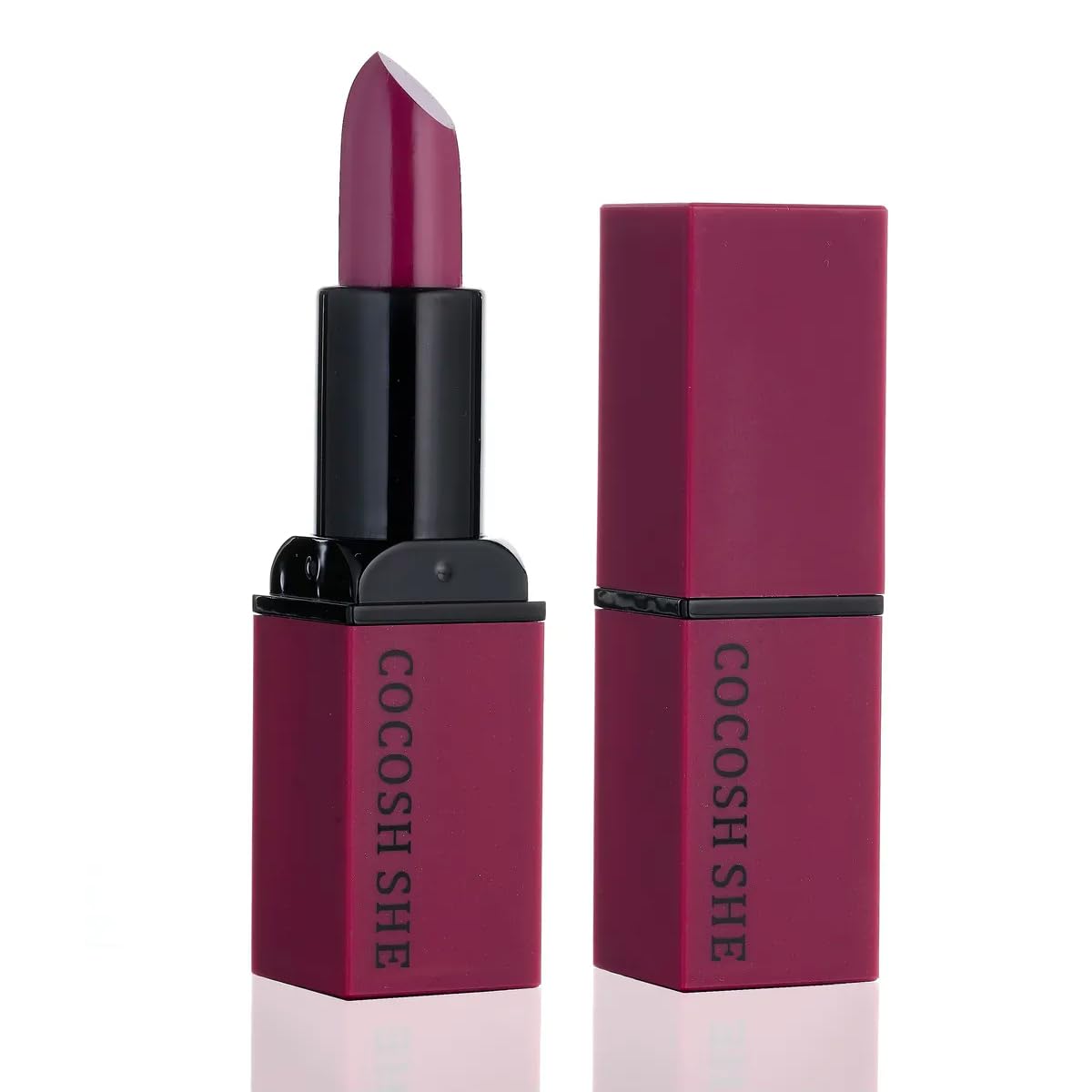 Cocosh She Color Creamy Lipstick Ruj, Nemlendirici Etki, Kremsi Formül, Yumuşak Bitişli (02 Boysenberry)