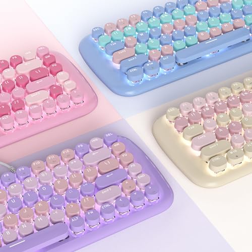 Teclado Mecánico Gamer Retro iRoboosta USB-A miniatura 6