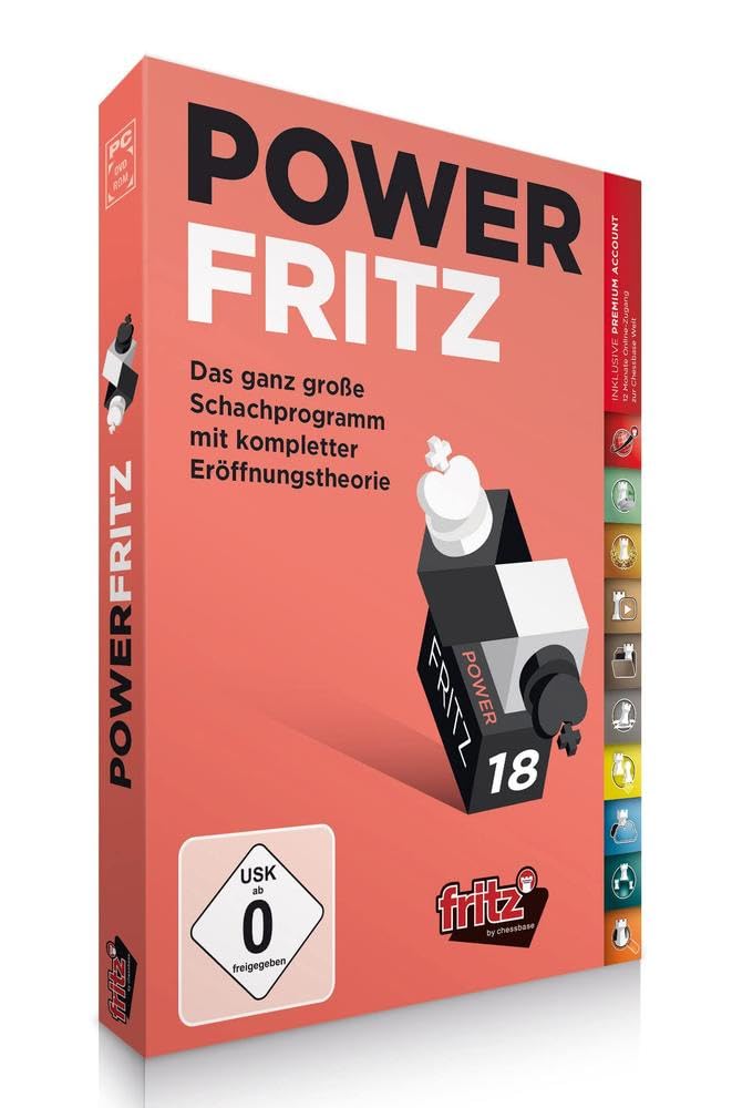Power Fritz 18 - Das ganz große Schachprogramm mit kompletter Eröffnungstheorie: Schach-Software Weltmeister 2022 - Das ganz große PC-Schachprogramm mit kompletter Eröffnungstheorie