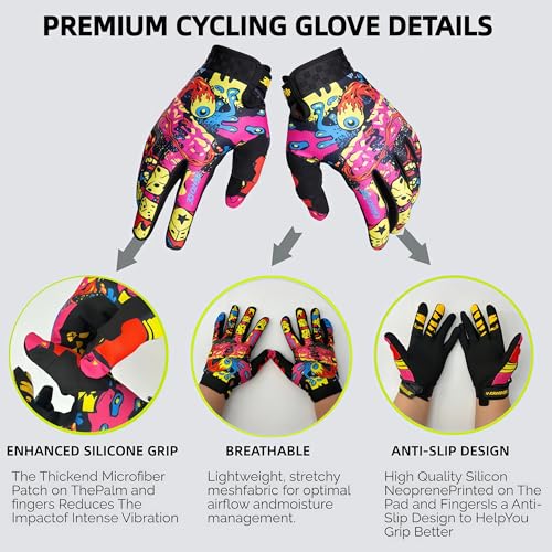 Guantes para ciclismo unisex con palma antideslizante miniatura 2