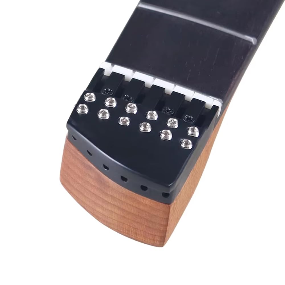 Chitarra da Viaggio Elettrica Manico Headless Acero Canadese Tostato 24 Larghezza 5.6cm Tastiera In Palissandro per 6 Corde