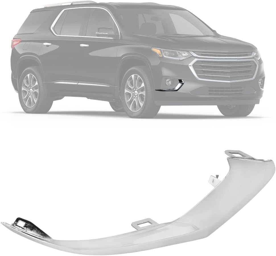 COOL STAR GM1039233 Front Passenger Side Fog Light Lamp Trim Compatible with Chevy Traverse 2018 2019 2020 2021 Replaces 84294631