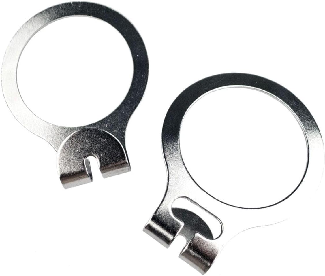 NAHANCO Hotel Industry Collection: A-Ring for Ball Top Hangers, Chrome (Pack of 100)