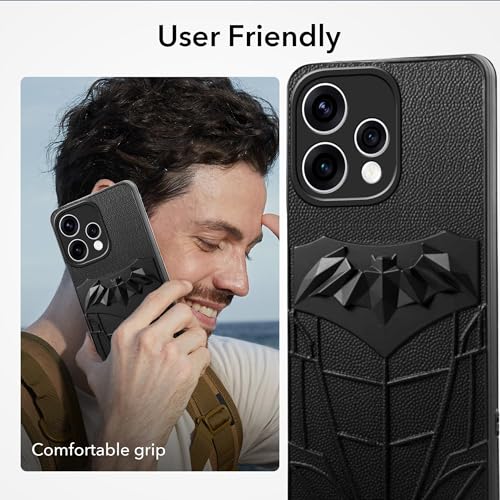 Image of Amazon Brand - Solimo Back Cover for Oppo Reno 15 5G | 3D Silicon with Cloth | Shockproof | Stylish Bumper Case (Black)