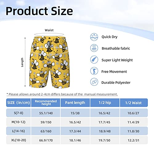 Kawaii Baby Boys Swim Trunks Toddler Beach Shorts Boardshorts Pockets Elastic Drawstring X-Large Years Old Black #TOP5