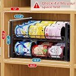 3-Pack Stackable Can Rack Organizer, Adjustable Can Holder for Pantry - Image 3