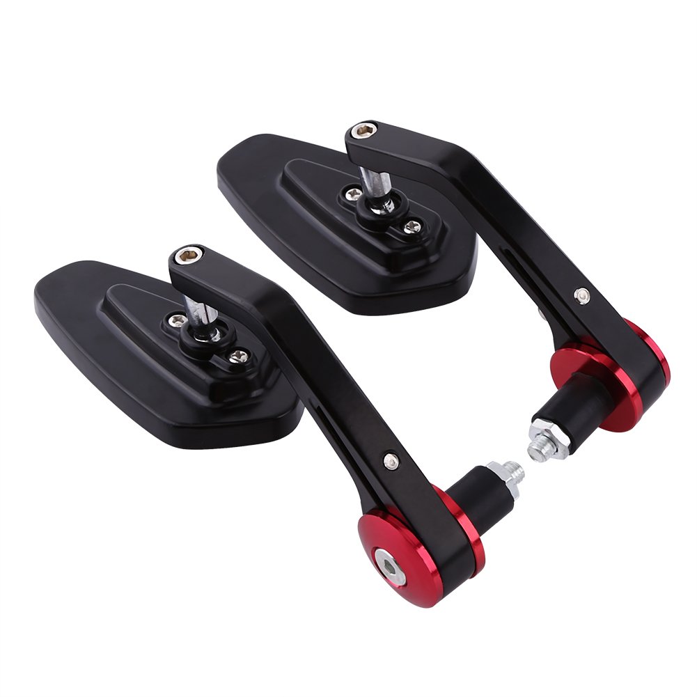 Qiilu Rétroviseur De Moto 7/8 'universel Rond Moto Moto Vue