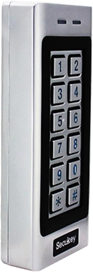 Another side view of the Secukey SK4-W access control system, showing the depth of the unit.