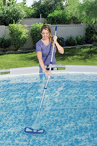 Miniatura 2 de Bestway Flowclear Aquaclean - Kit Básico Para Piscina Con Aspiradora Y Red Para Piscina, Color Blanco