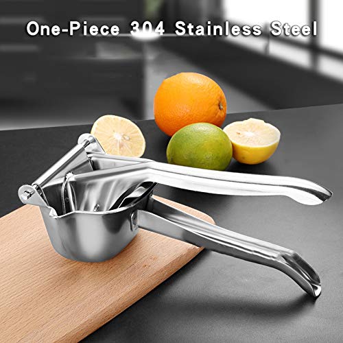 Zitronenpresse Edelstahl Früchte Juicer Squeezer Station Orange Hand Manuelles Juicer Küche Zitronensaft Orange Queezer Saft Pressen 94 (Color : A)