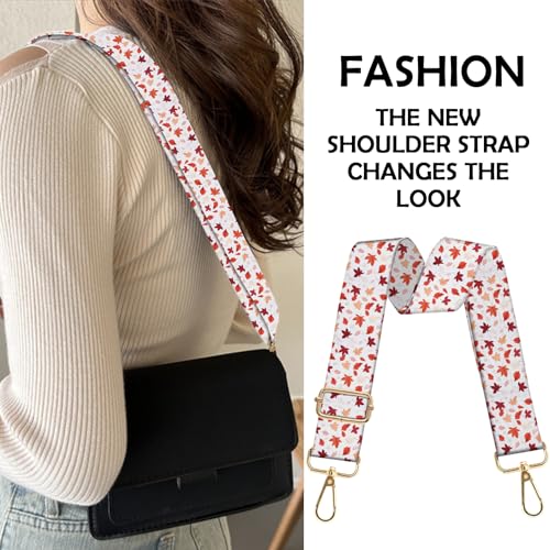 Image of Purse Strap Crossbody Shoulder Canvas Straps 1.5 inch Wide Replacement Adjustable Aesthetic Cute for Women Girls Bag