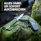 Deerstalker® Outdoor Messer aus Premium 14C28N Stahl, Feststehende Klinge aus einem Stück plus ausklappbare Universal Klinge, Hochwertiges Jagdmesser, Bushcraft, Camping, Fahrtenmesser & Angelmesser