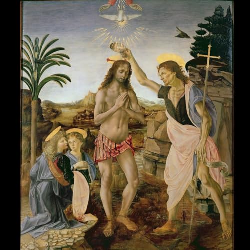 Andrea del Verrocchio &ndash; Chrzest Chrystusa
