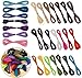 Produktbild AIEX 1mm 28 Farben Gewachste Polyester Schnur Wachsband Wachsfaden für DIY Schmuck Halskette Armband String, 10m Jede Farbe (280m)