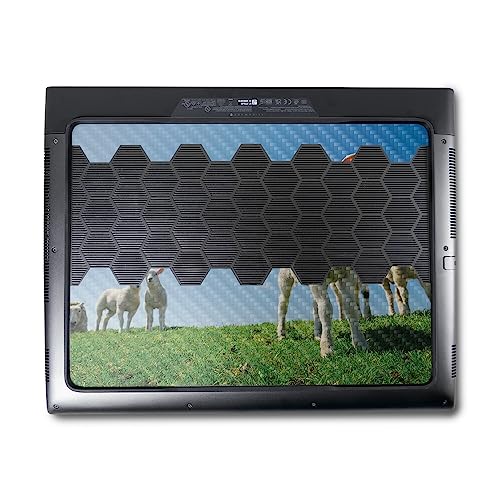 Image of MightySkins Carbon Fiber Skin Compatible with Alienware M18 R1 (2023) Full Wrap Kit - Lambs | Protective, Durable Textured Carbon Fiber Finish | Easy to Apply & Change Styles | Made in The USA