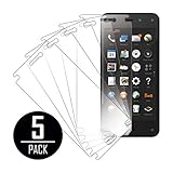Amazon Fire Phone Screen Protector Cover, MPERO Collection 5 Pack of Clear Screen Protectors for Amazon Fire Phone