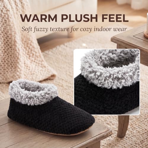 Image of Cozylook Fuzzy Slippers for Women Indoor Soft Sole Slipper Socks