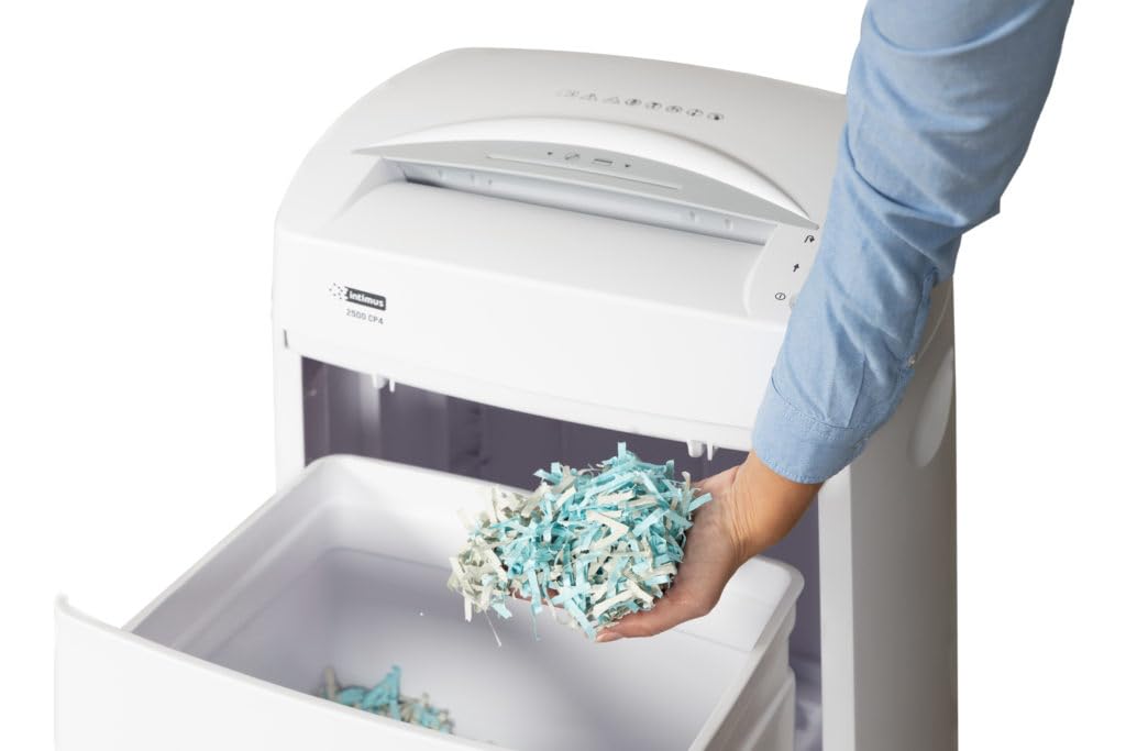 intimus 2500 CP4 - Destructora de Pale de Corte en Partículas P4, 17 hojas, Papelera Extraíble de 32 Litros