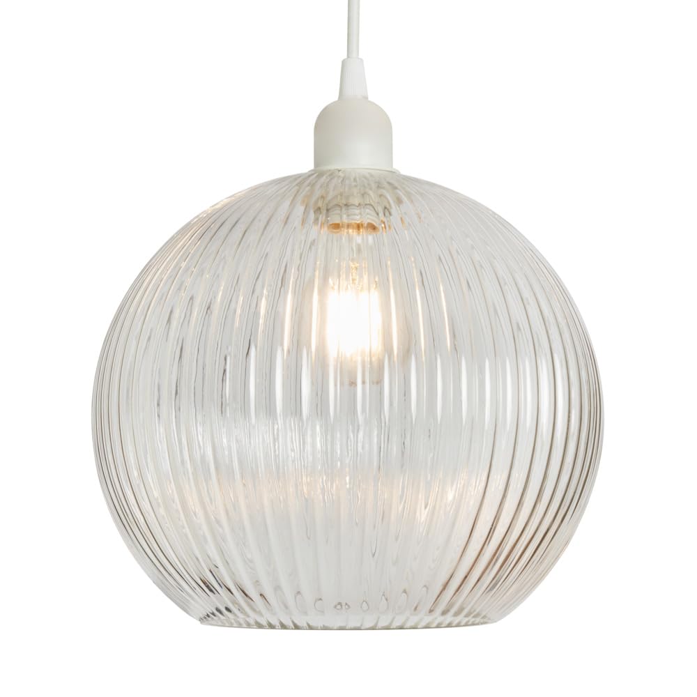 Litecraft Brianna Clear Easy Fit Lamp Shade Light