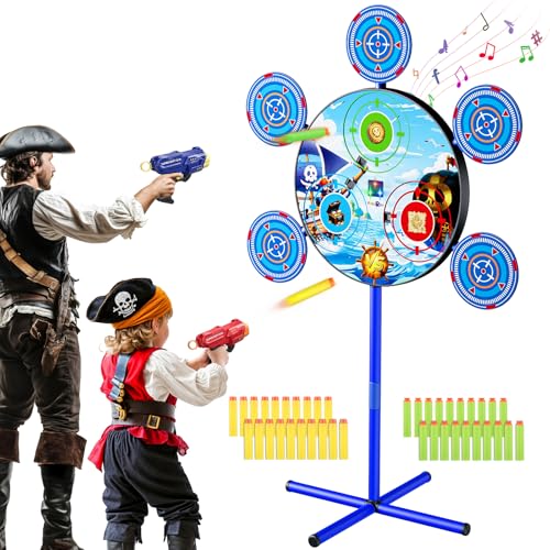 fygurso Jouets de jeu de tir, cible interactive de tir sur...