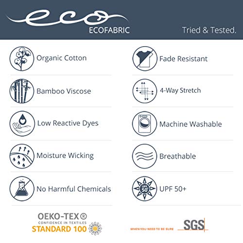 Fishers Finery Women's Henley Nightshirt; Long Sleeve; Above Knee (Blue, M)