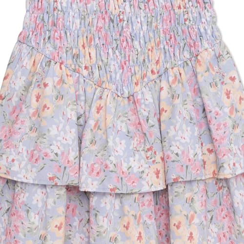 Speechless Girls' Flutter Sleeve Bubble Crepe Drop Waist Dress3