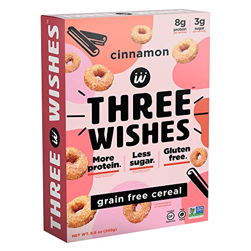Three Wishes Cereal - Breakfast Cereal - High Protein - Low Sugar - Gluten Free - Grain Free - Dairy - //coolthings.us