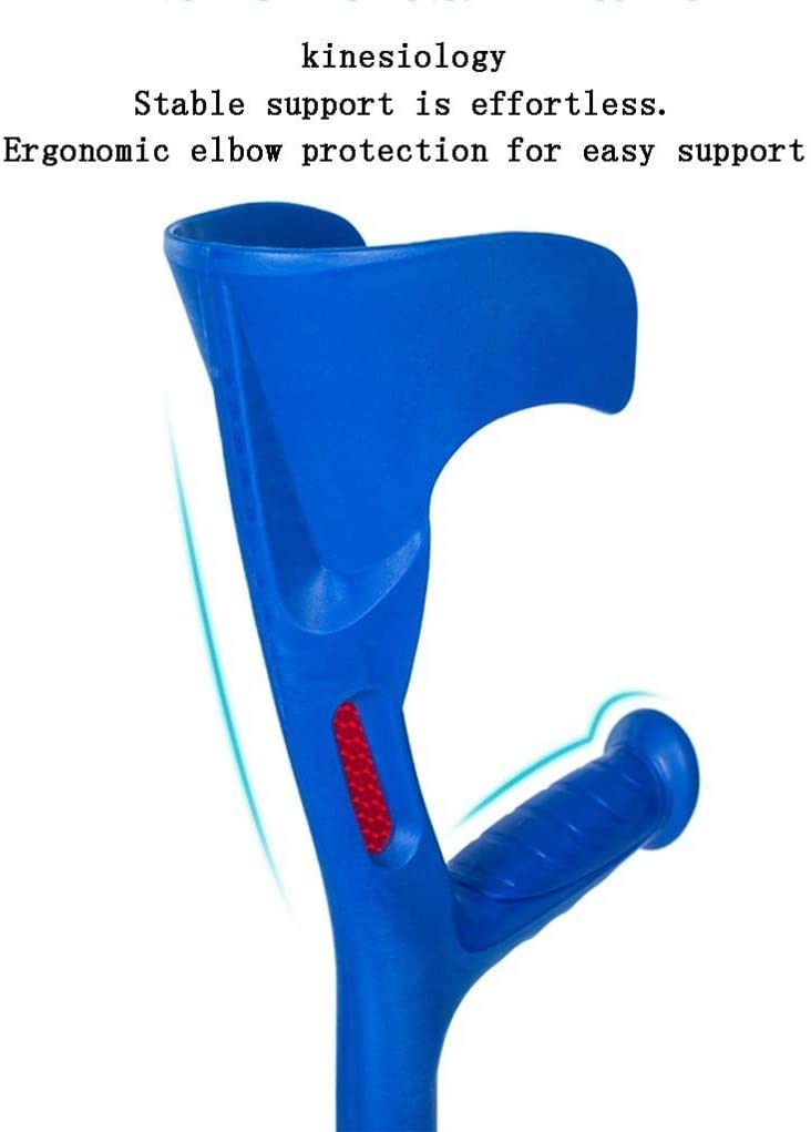 Muleta de Codo Muletas de antebrazo Muletas Ajustables Muletas Altas for Adultos Bastón Ajustable de Aluminio Ajuste