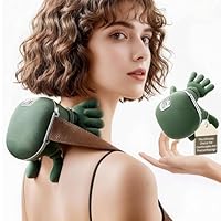 Massagegerät, 4D Bionische Hand Nackenmassagegerät, Elektrische Shiatsu Massagegerät mit Wärme 3 Modi & 2 Heizstufen, Tiefenmassage für Nacken & Schultern, Lindert Muskelverspannungen und Ermüdung