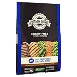 Supreme Source, Dog Food Super-Premium Beef Chicken Meal and Lentil Recipe, 176 Ounce