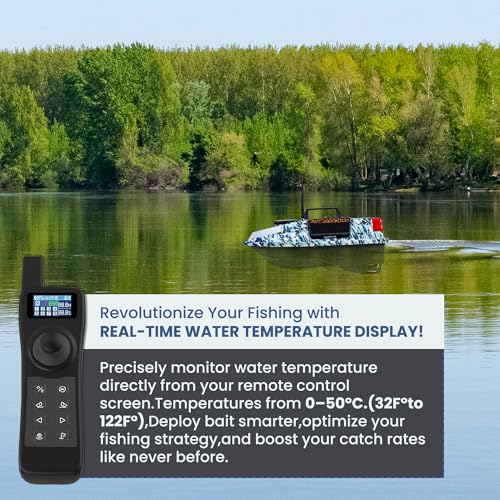 Image of RC Bait Boat, GPS Bait Boat with Sonar, Fishing Bait Boat,