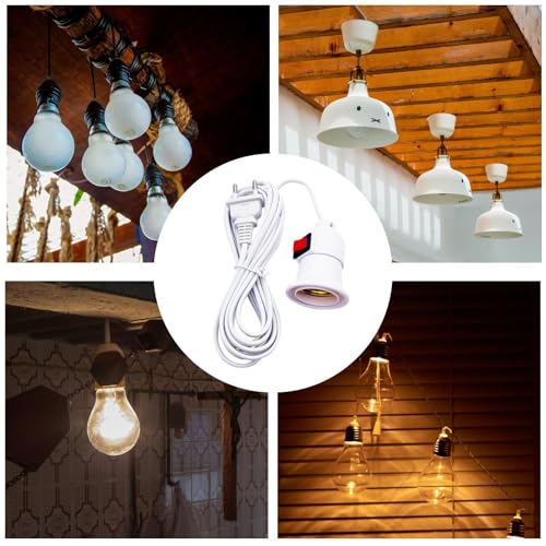 Suporte de lâmpada para lanterna, suporte de lâmpada com plugue,Suporte para lâmpada noturna interna