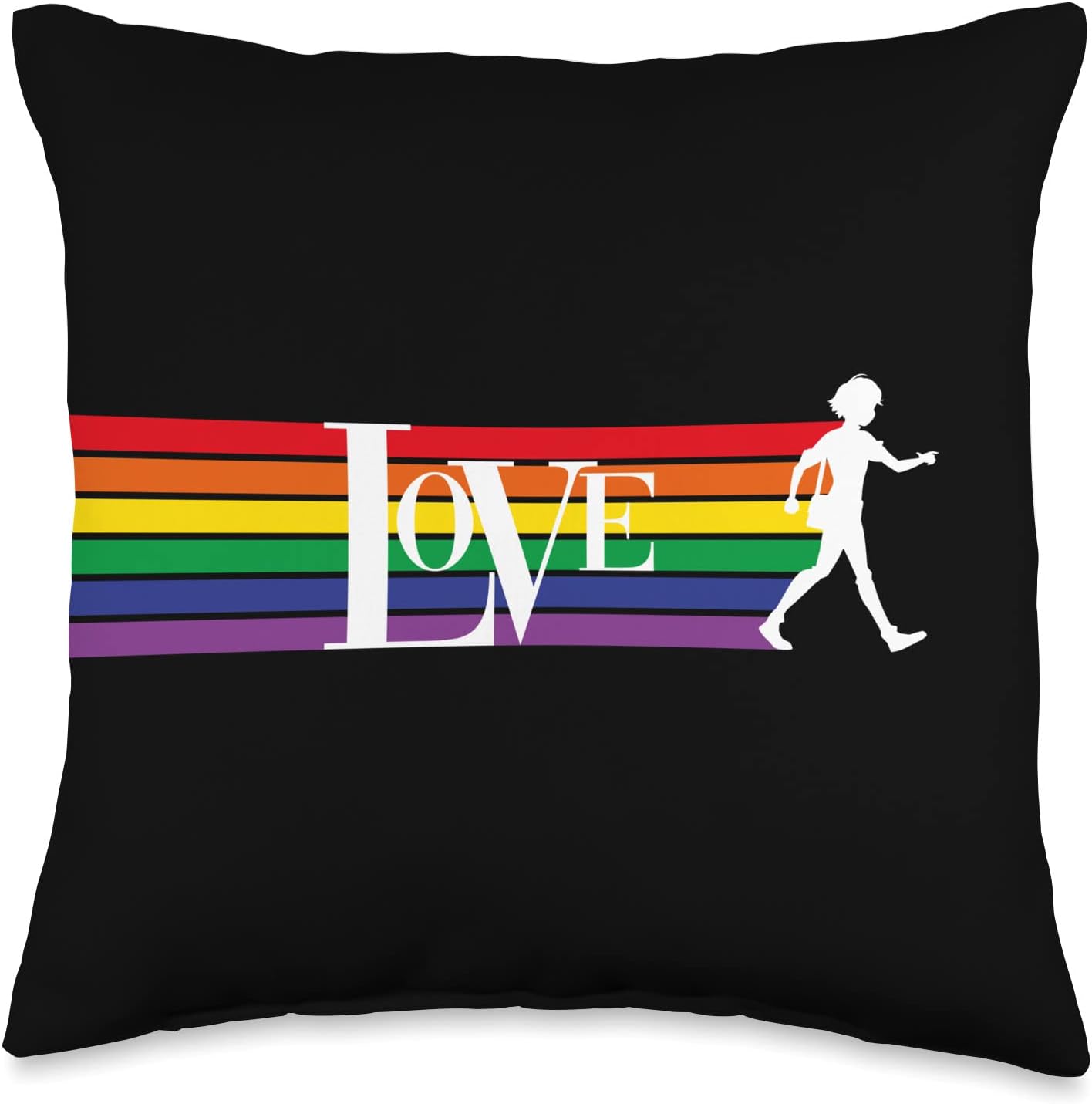 Miraculous Ladybug Rainbow Collection Love Adrien Throw Pillow