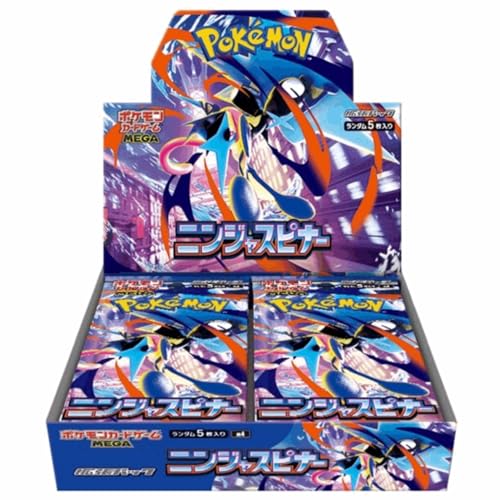 Pokemon Ninja Spinner Booster Display Japanisch M4 Set - 30 Booster Packs Pokemon TCG Booster Box Pokemon Karten Display - Japanische Sammelkarten Booster Display für Sammler und Spieler