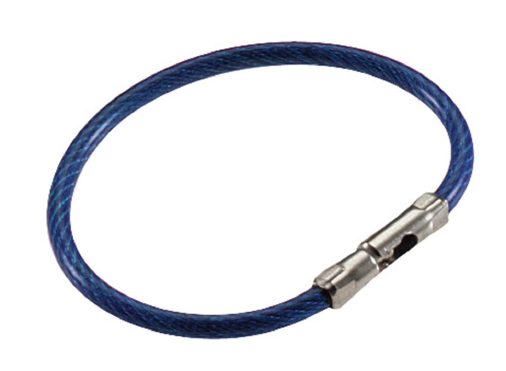 Luca Barra Portachiavi Acciaio con Ancora e Zircone PK307 Stainless Gioiellerie