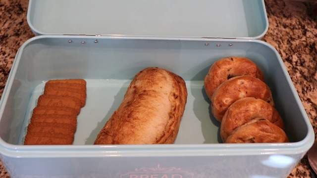 Watch All Green Vintage Bread Box Container for Kitchen Decor on
