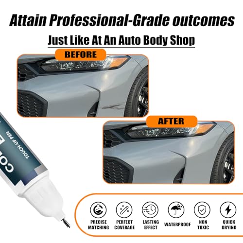 Image of Car Touch Up Paint(NH-912P Urban Gray Pearl) for Honda OEM Color Match