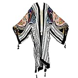 Dress Print Bohemia Silk Scarf Hijab Loose Elegant Muslim Abaya Bazin Robe Gowns Broder Riche Sexy Lady Party (color14)