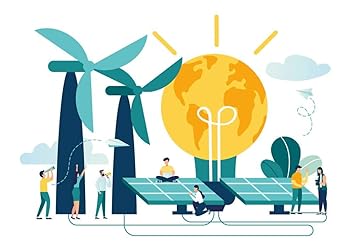 5 Ace new solar energy sticker poster|save environment|NO plastic|save earth|size:12x18 inch|multicolor