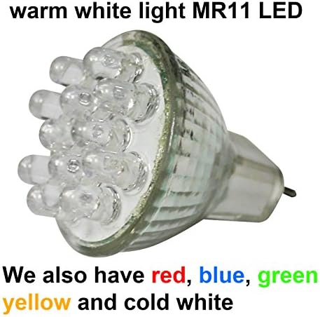 Brightest MR11 MR-11 12V 12 superbright LED Bulb Wide Angle warm white light replace 15W accent lighting
