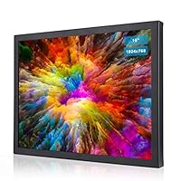 Portable Monitor 15 Zoll HD Vollmetall Industriemonitor 1024 x 768 4: 3.2 TFT Großdisplay Display HDMI/VGA/AV/BNC/USB Universalbildschirm für PC, TV, CCTV, Drone und Raspberry Pi, usw