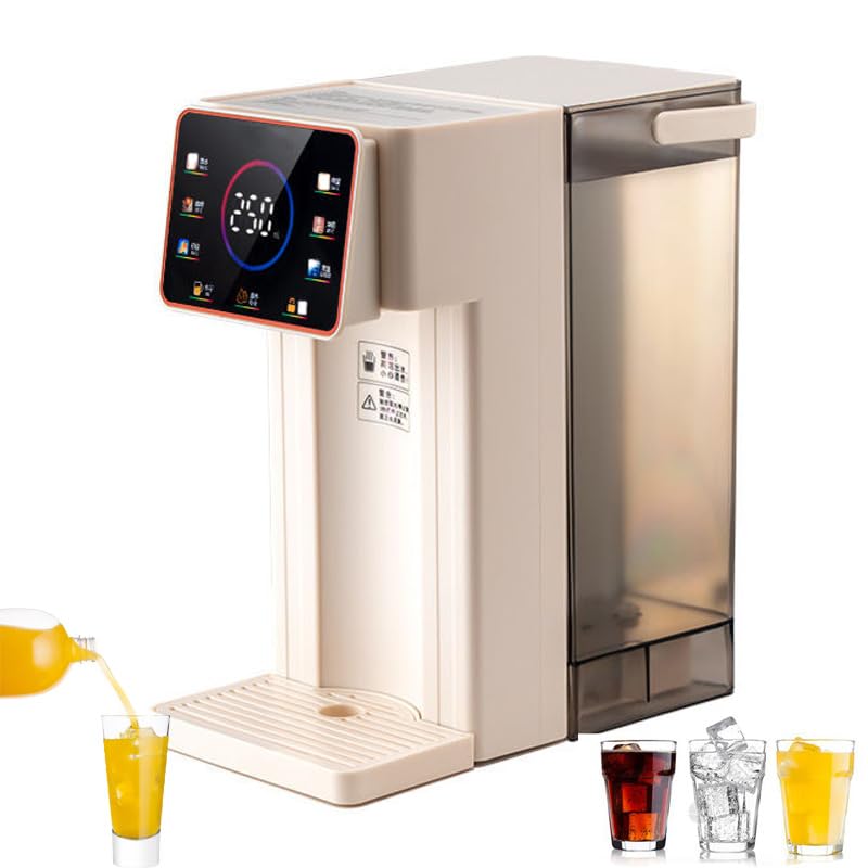 Instant Cold Hot Filter Water Dispenser 2000W Desktop small instant water dispenser 6 Temperature Settings 3 L Capacity 3s Quick Heating LED Touch Screen for Homes Offices Schools