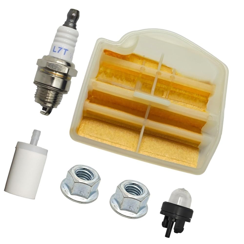 Kit d'allumage pour tronçonneuse 445 et 450 Husqvarna avec bougie et poire d'amorçage OEM