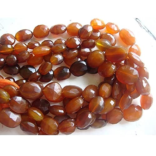 Calcédoine brune perles ovales LKBEADS pour fabriquer un cadeau fait main