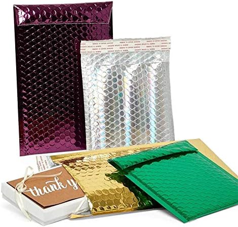 Gold Bubble Metallic Mailer 6" X 6 1/2" | Quantity: 100