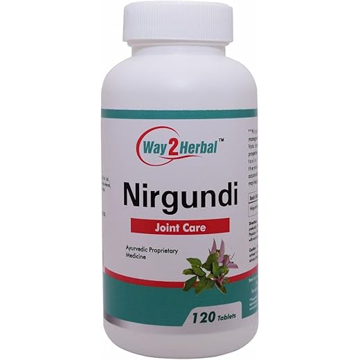 Way2Herbal Nirgundi Relief 120 Count