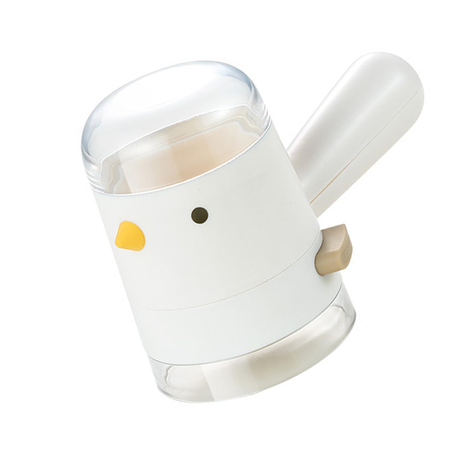 Kaeltsyn Cartoon Chick Measuring Salt Dispenser with Portion Control and Leak Proof Design for Kitchen Cooking and BBQ Condiment Container with Portion Control