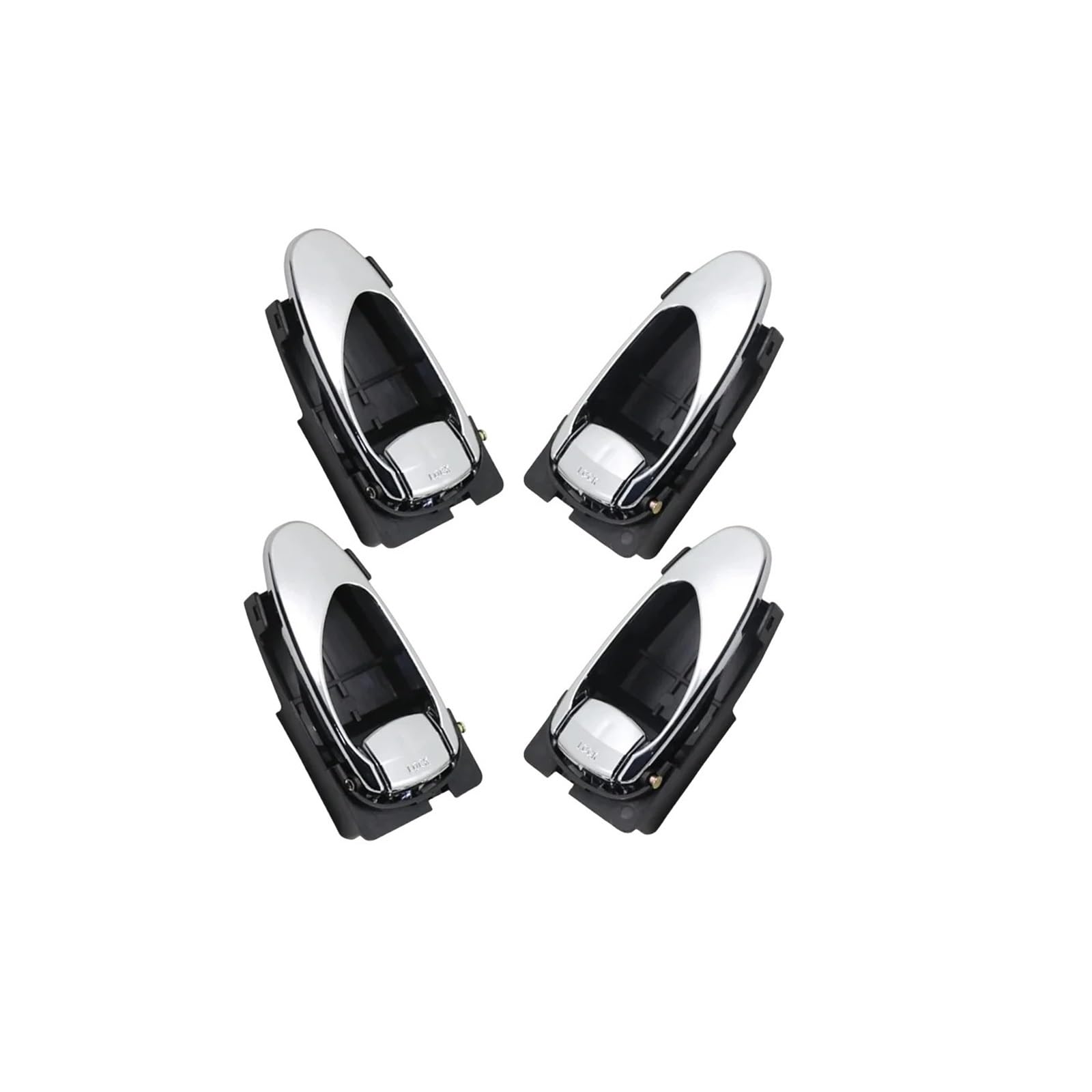 Punxdda 4Pcs One Set Car Inner Handle For Daewoo Leganza 1998 1999 2000 2001 2002 96232089 96232090 Interior Door Handle(4Pcs One Set)